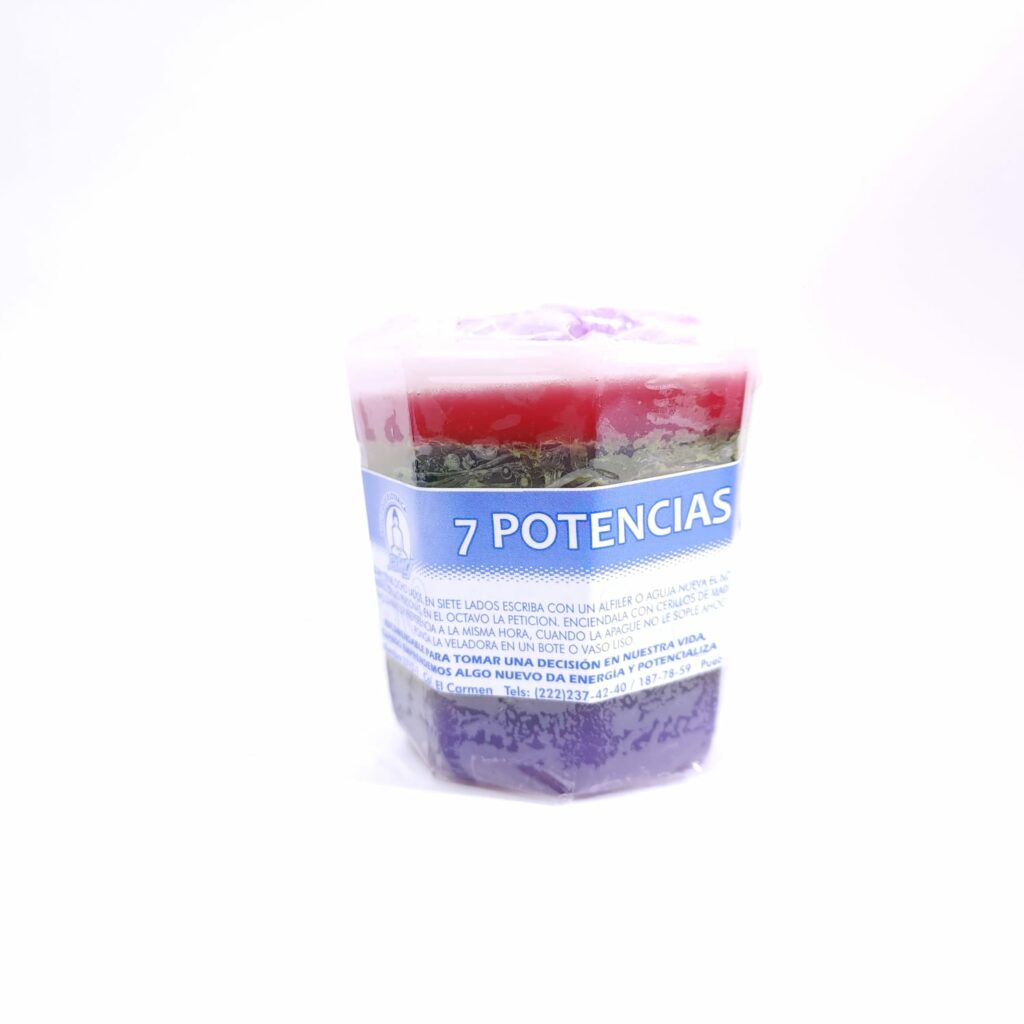 VELADORA OCTAGONAL DE 7 POTENCIAS