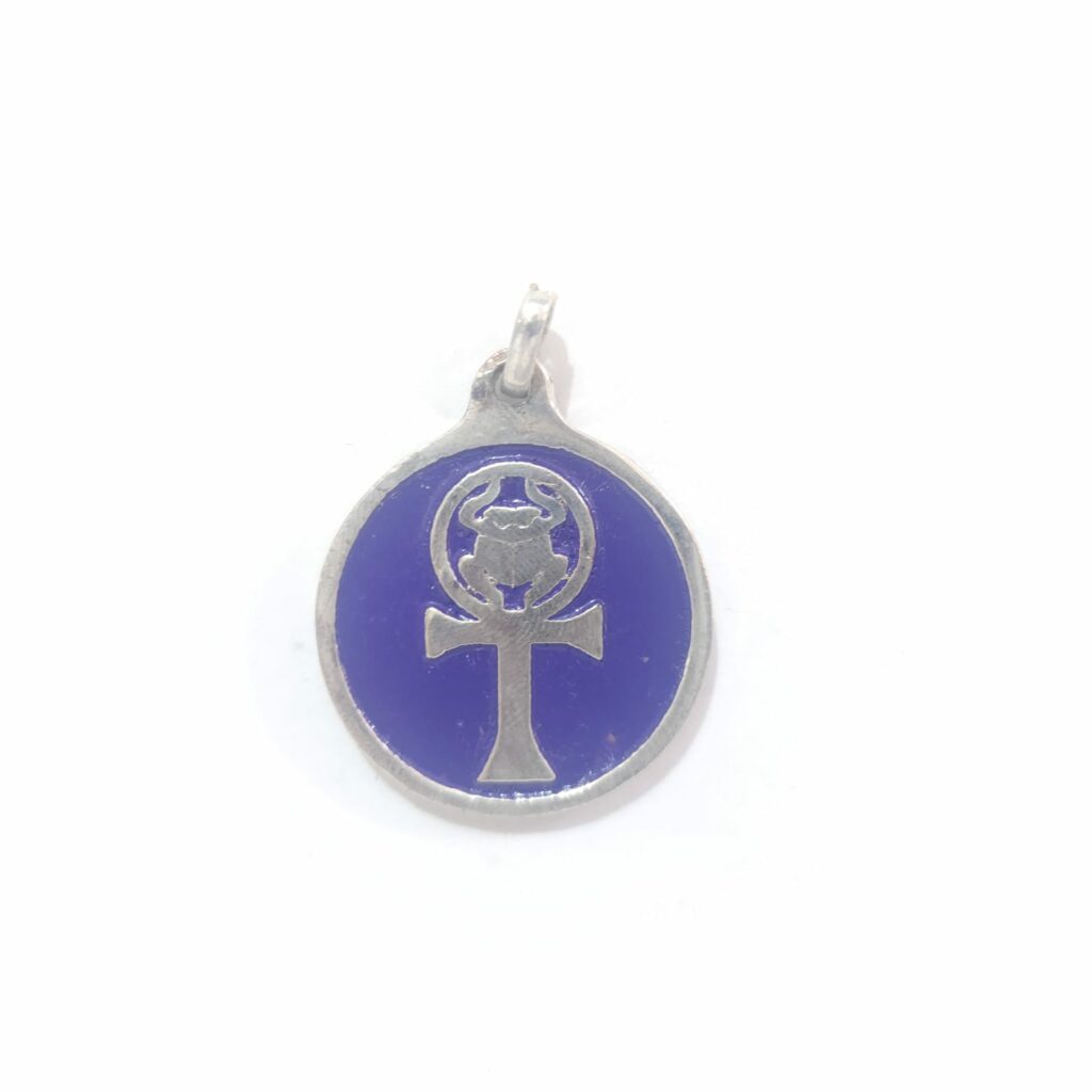TALISMÁN CRUZ EGIPCIA MORADO