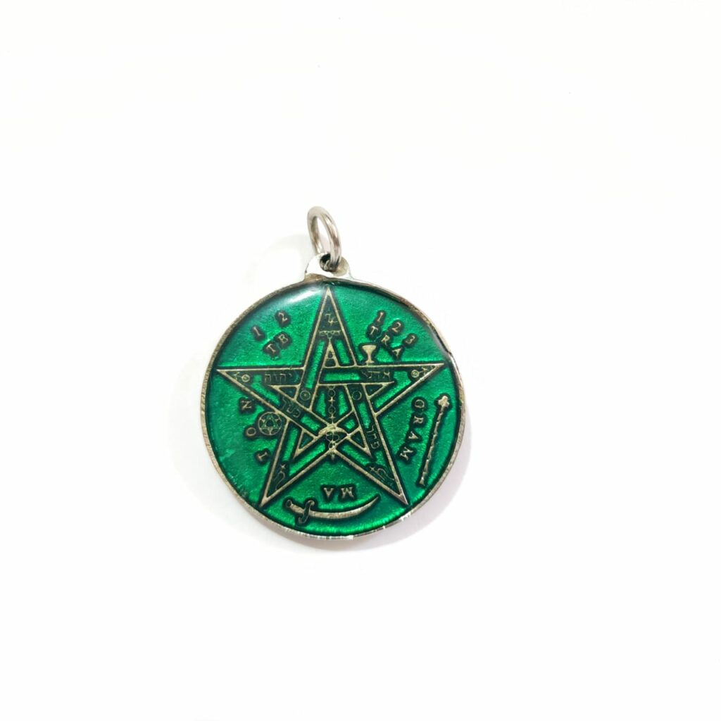 DIJE TETRAGRAMATÓN VERDE