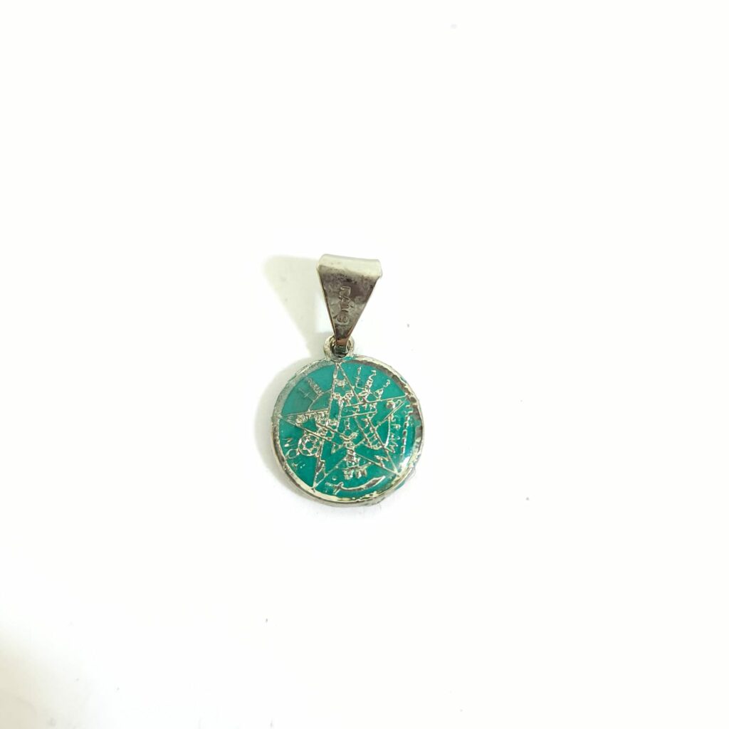 DIJE TETRAGRAMATÓN VERDE MINI