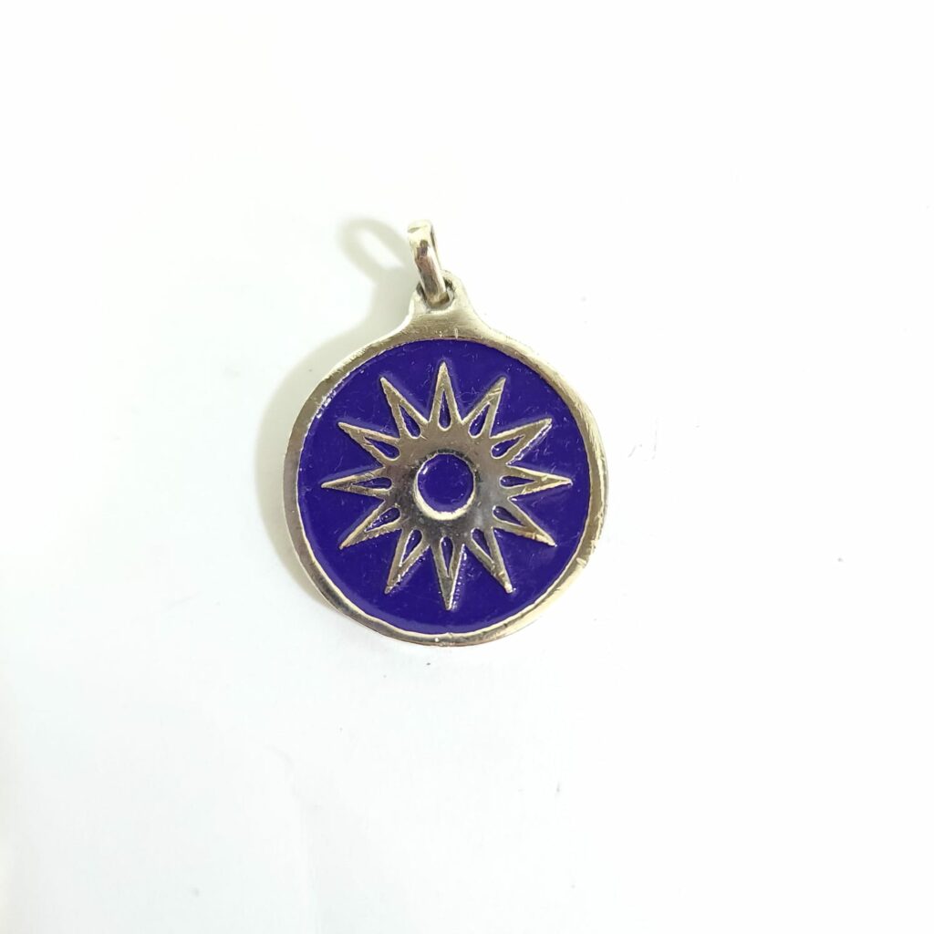 TALISMÁN ESTRELLA DE 12 PUNTAS MORADO