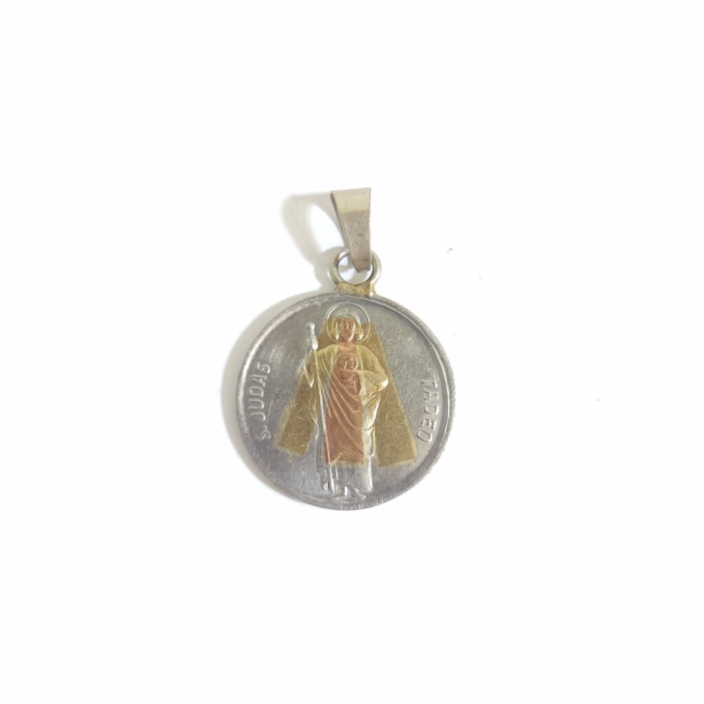 DIJE DE SAN JUDAS TADEO PLATEADO