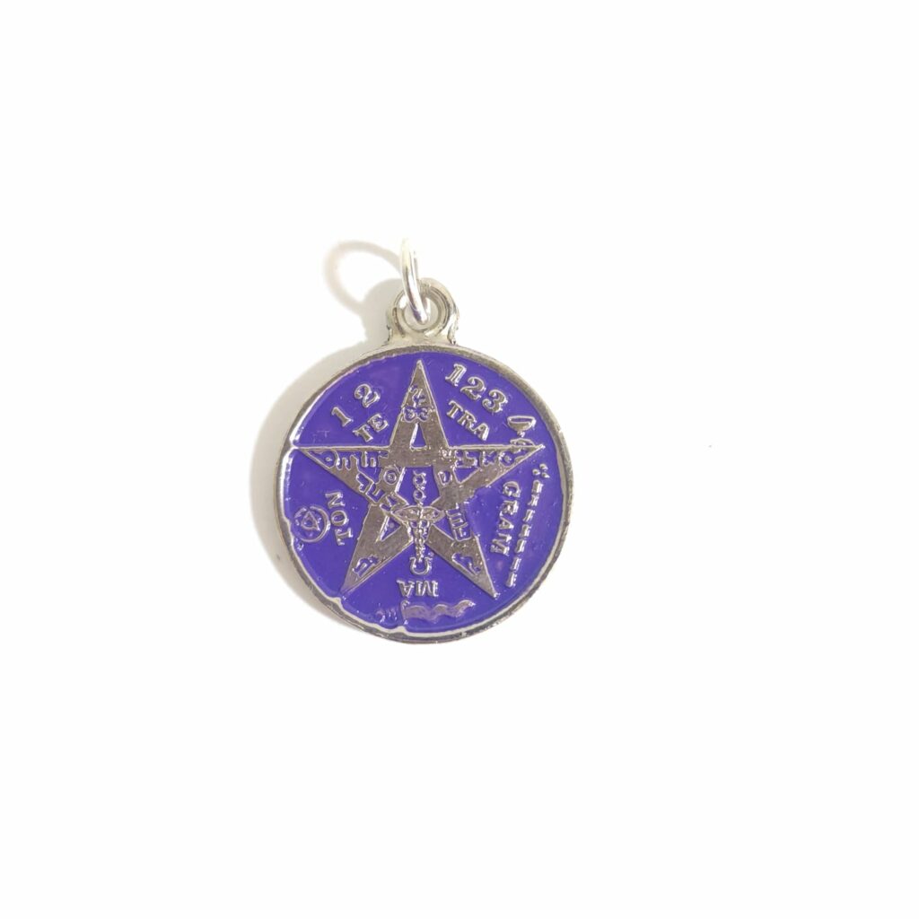 DIJE TETRAGRAMATÓN MORADO