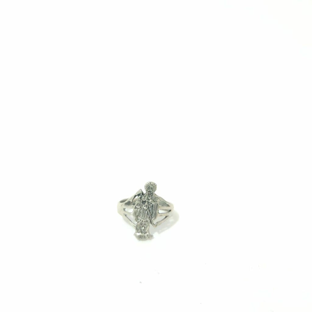 ANILLO DE SANTA MUERTE DE PLATA #7