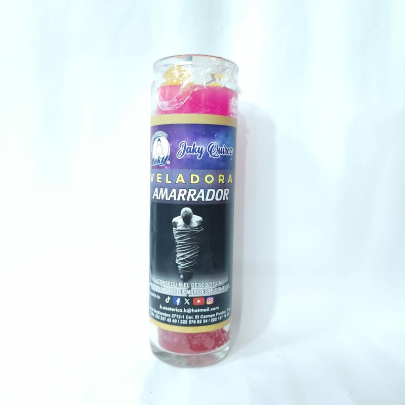 VELADORA DE VASO AMARRADOR PREPARADA