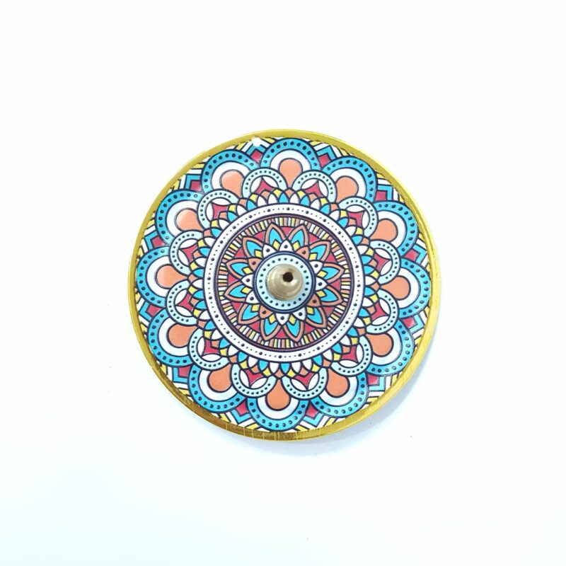 PORTA INCIENSO CON MANDALA