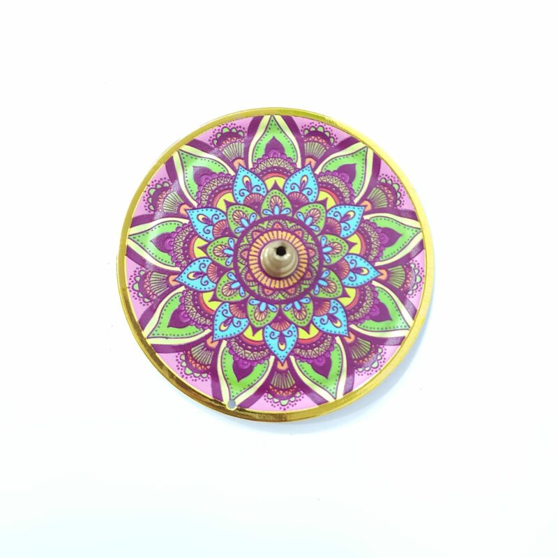 PORTA INCIENSO CON MANDALA