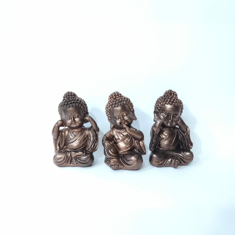 JUEGO DE 3 BUDAS; SORDO, MUDO, CIEGO