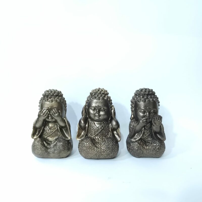 JUEGO DE 3 BUDAS; SORDO, MUDO, CIEGO