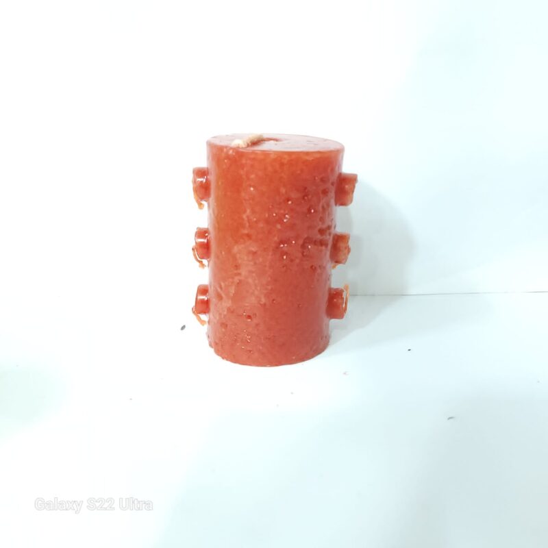 VELÓN DE 7 MECHAS ROJO
