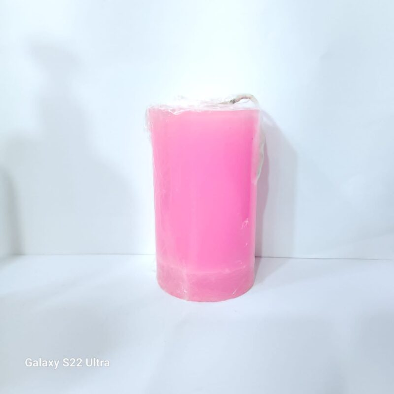 VELADORA O VELÓN ROSA