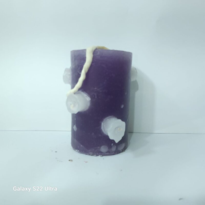 VELÓN MORADO DE 7 MECHAS
