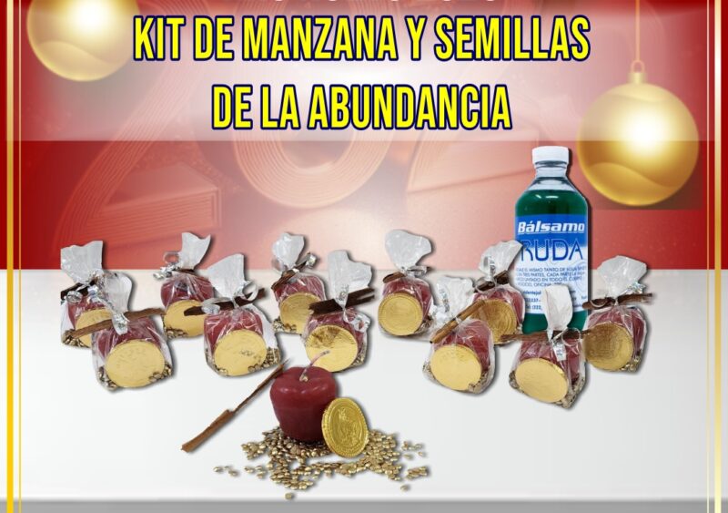 KIT DE MANZANAS CON SEMILLAS DE LA ABUNDANCIA