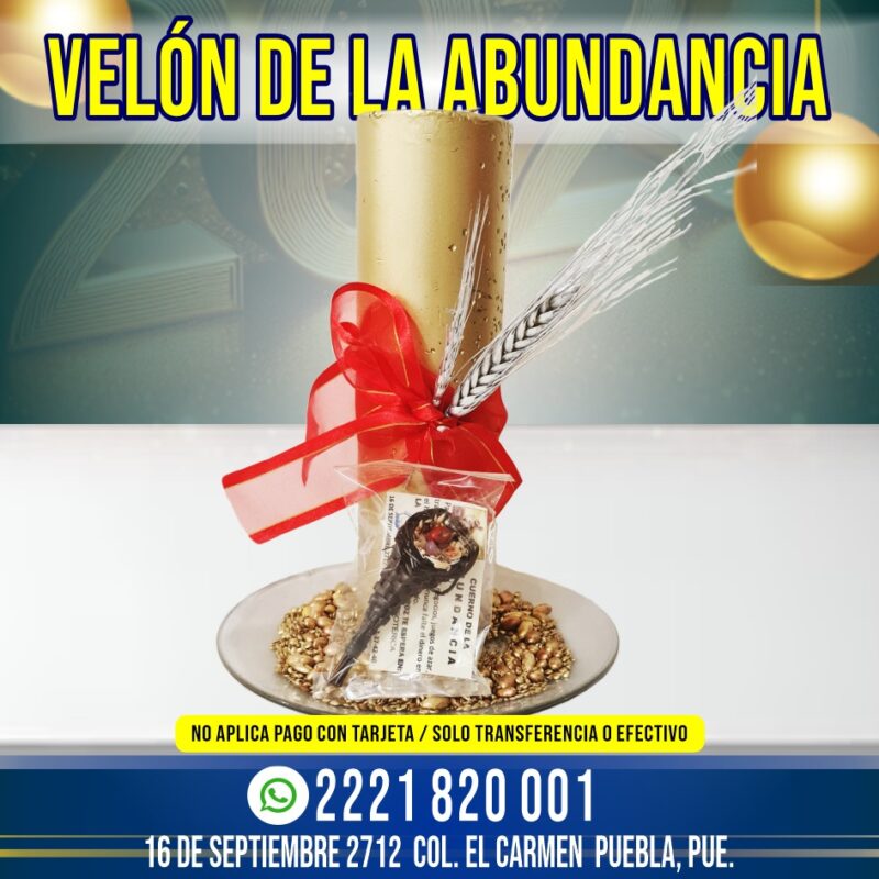 VELÓN CON SEMILLAS Y CUERNO DE LA ABUNDANCIA 1K