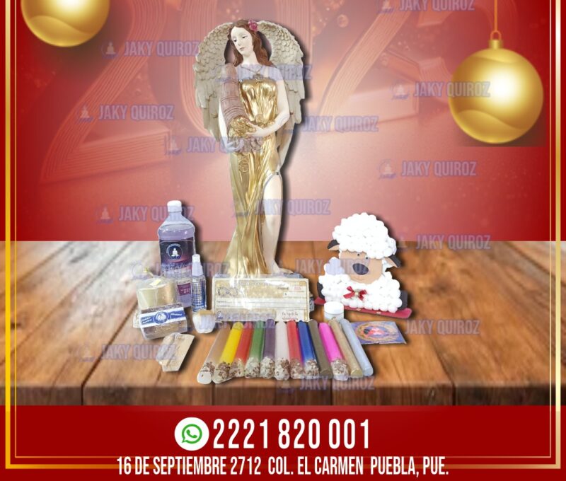 KIT COMPLETO ÁNGEL DE LA ABUNDANCIA Y FORTUNA