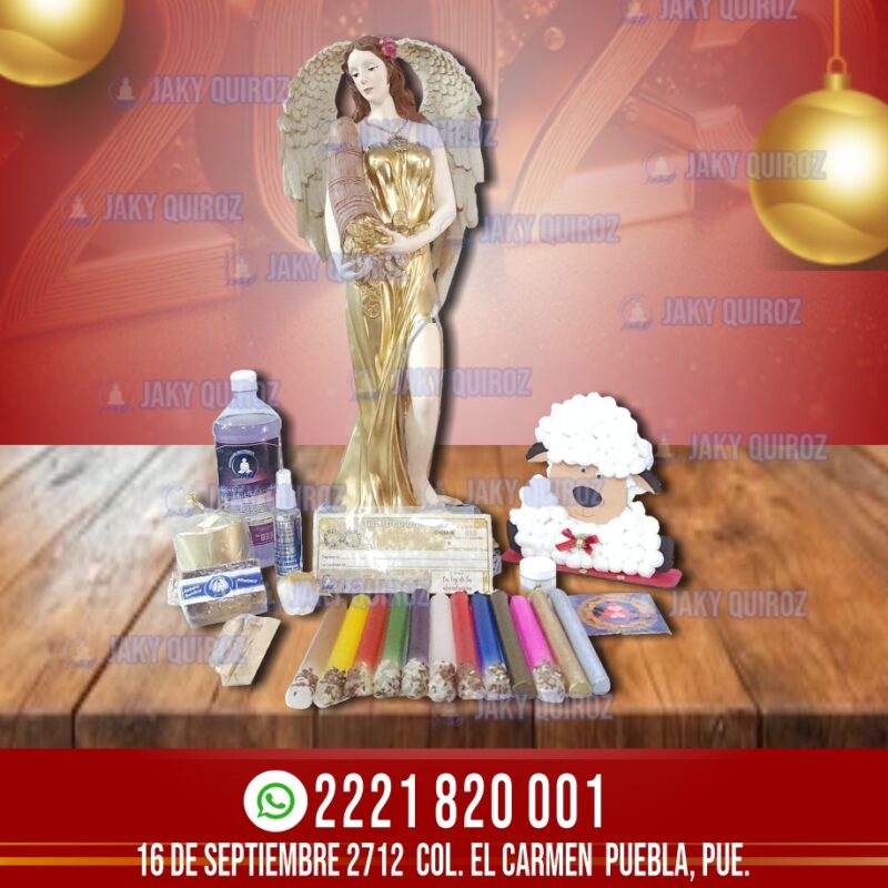 KIT COMPLETO ÁNGEL DE LA ABUNDANCIA Y FORTUNA