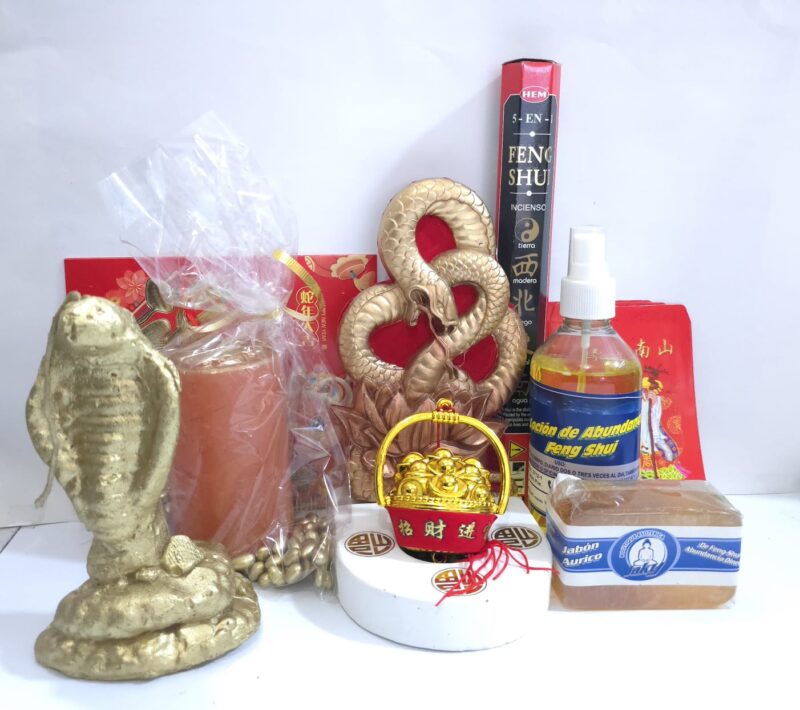 KIT DE LA SERPIENTE AÑO CHINO FENG SHUI
