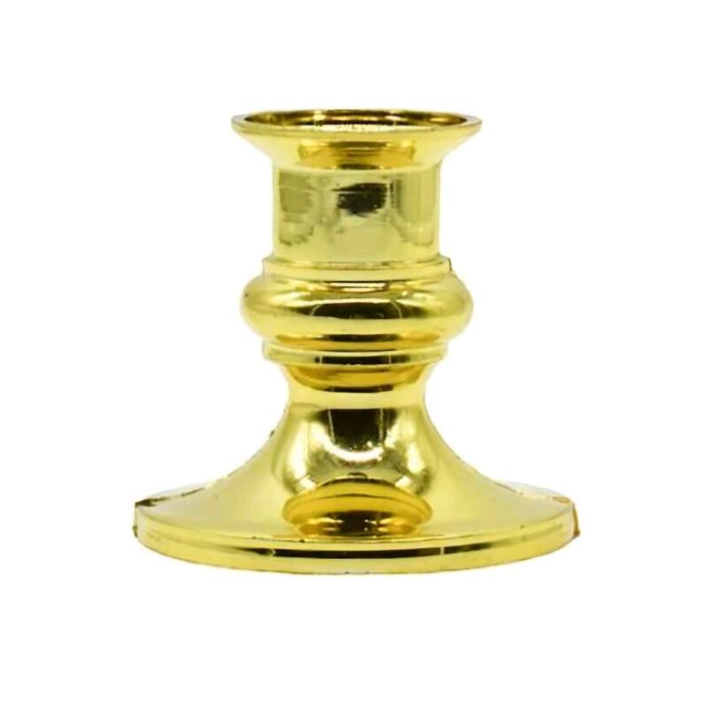 PORTA VELAS DORADO