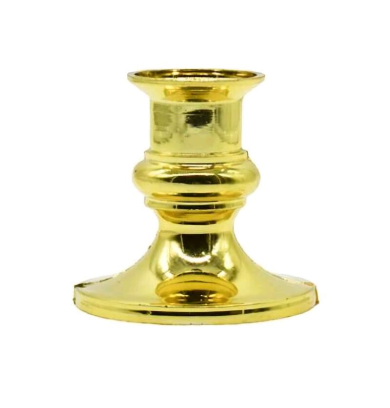 PORTA VELAS DORADO