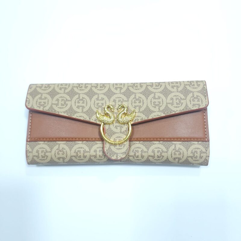 CARTERA PARA DAMA BEIGE DORADA 01