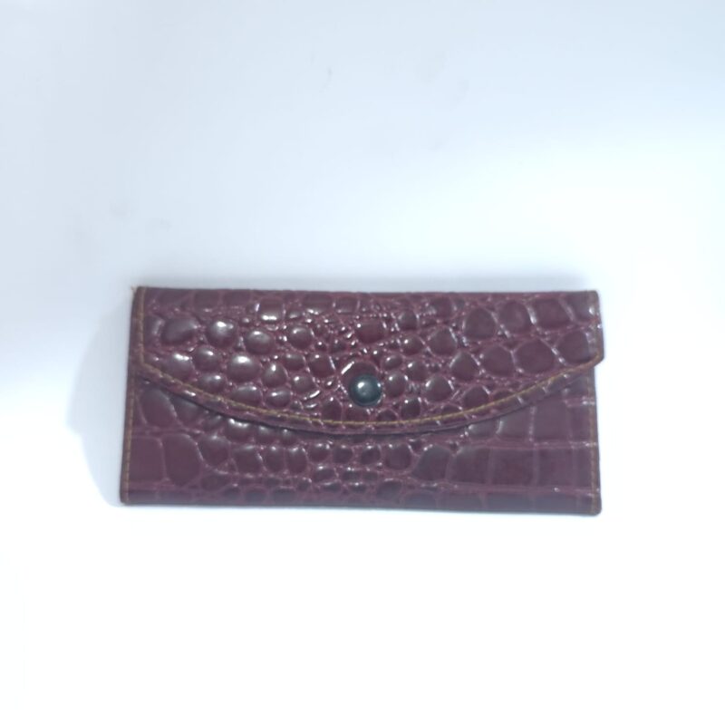 CARTERA PARA DAMA VINO PLANA