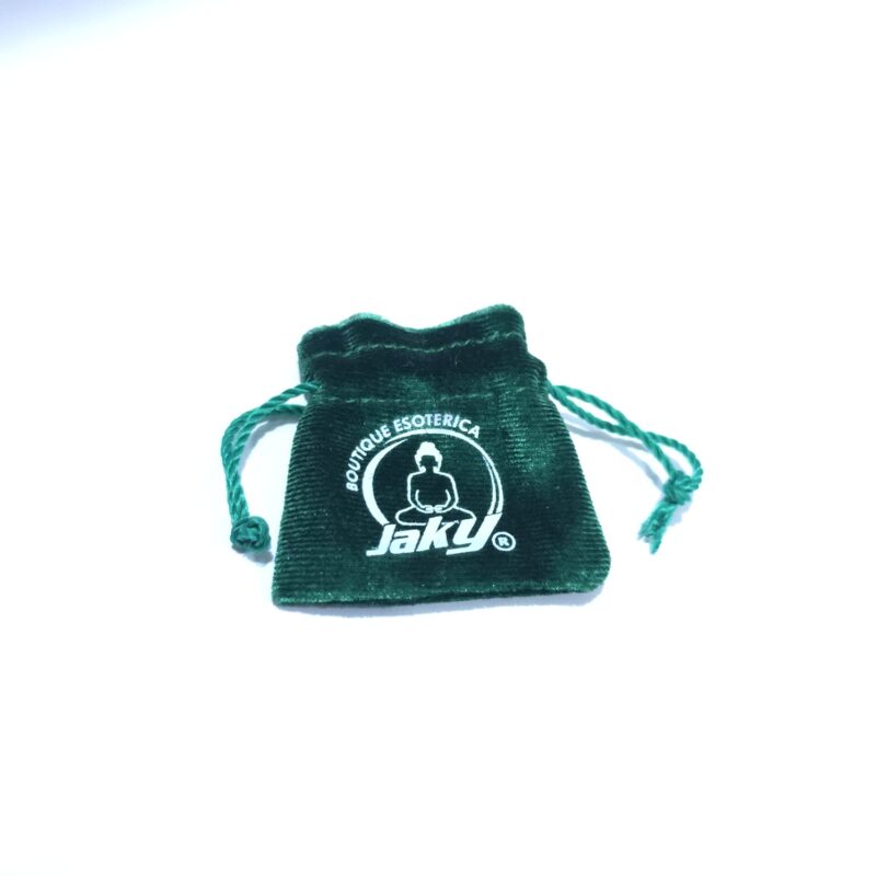 BOLSITA VERDE DE TERCIOPELO CHICA