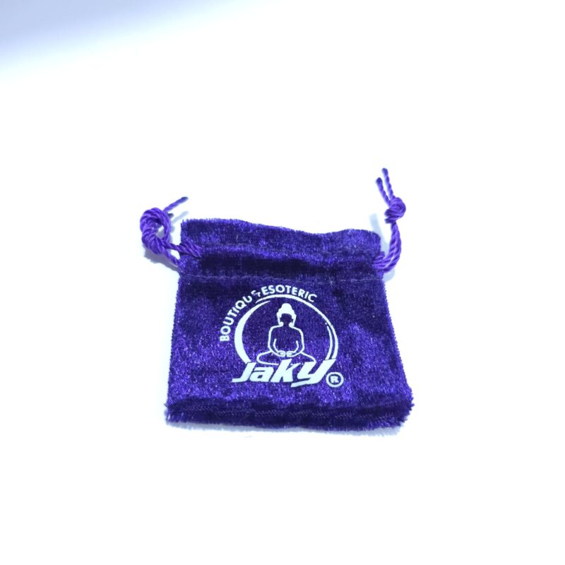 BOLSITA MORADA DE TERCIOPELO CHICA