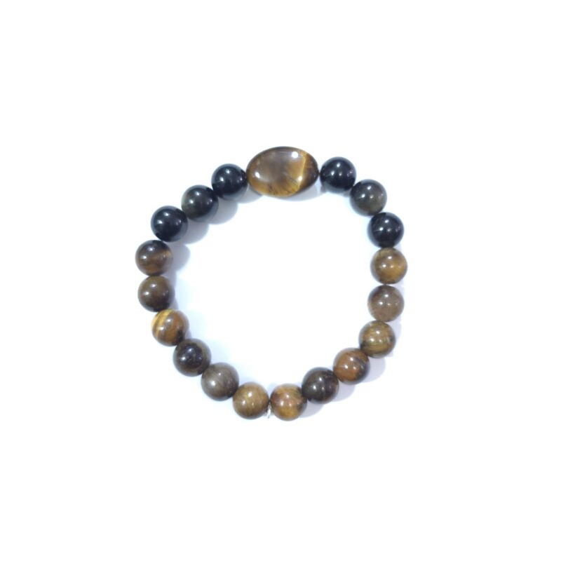 PULSERA OJO DE TIGRE Y OBSIDIANA