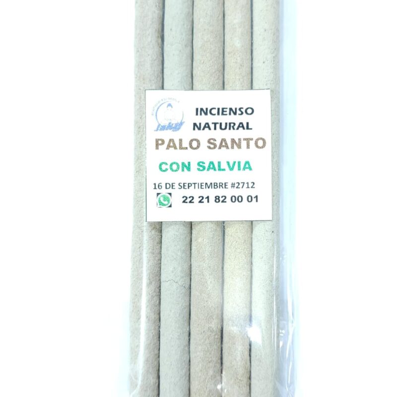 INCIENSO ARTESANAL PALO SANTO CON SALVIA