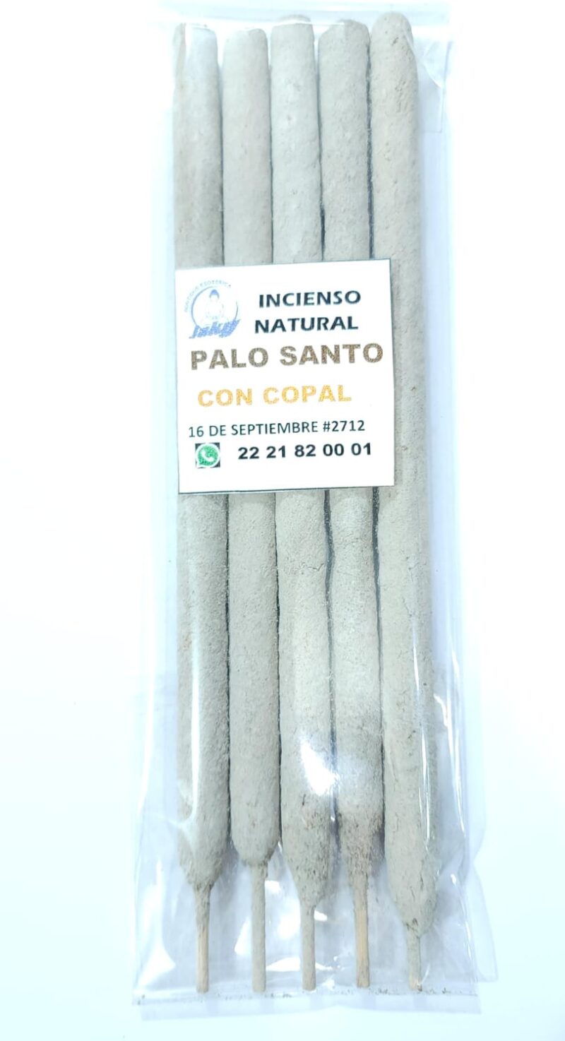 INCIENSO ARTESANAL PALO SANTO CON COPAL