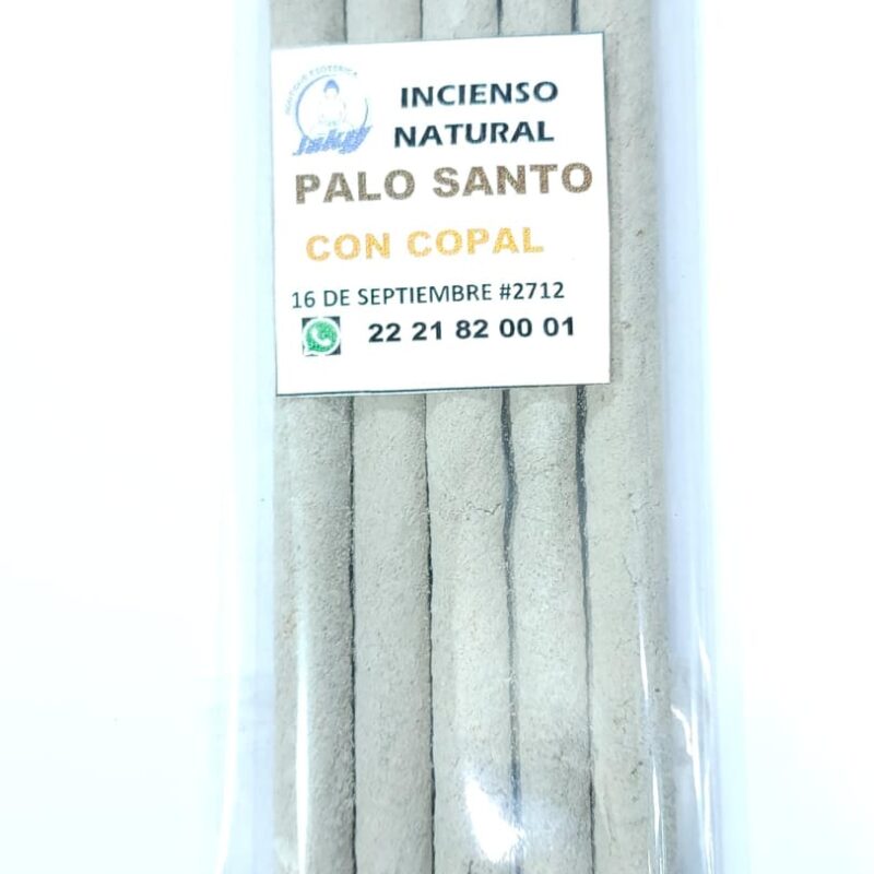 INCIENSO ARTESANAL PALO SANTO CON COPAL