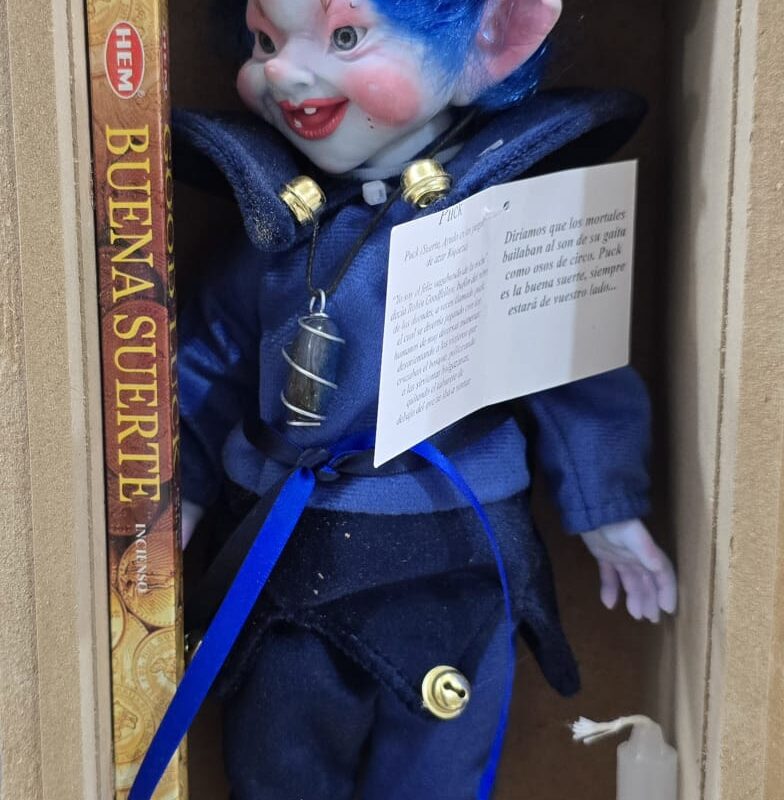 PUCK AZUL ELFO 28 CM