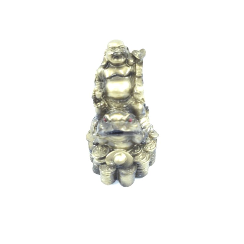 BUDA CON SAPO ABUNDANCIA Y RIQUEZA 11 CM