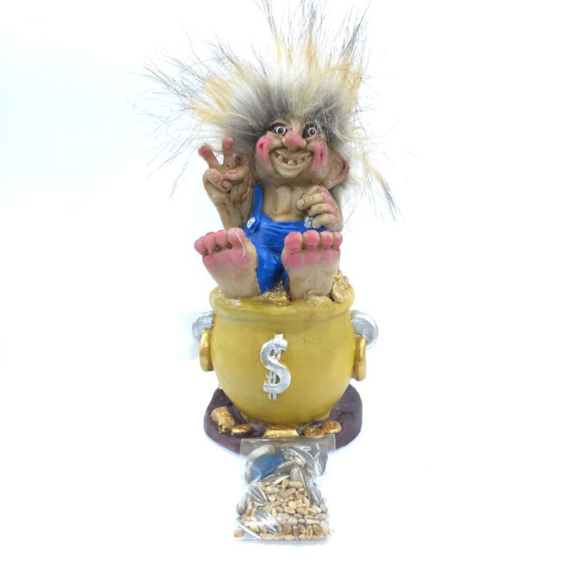 TROLL MISMIR DOBLE SUERTE DE RIQUEZA 20 CM