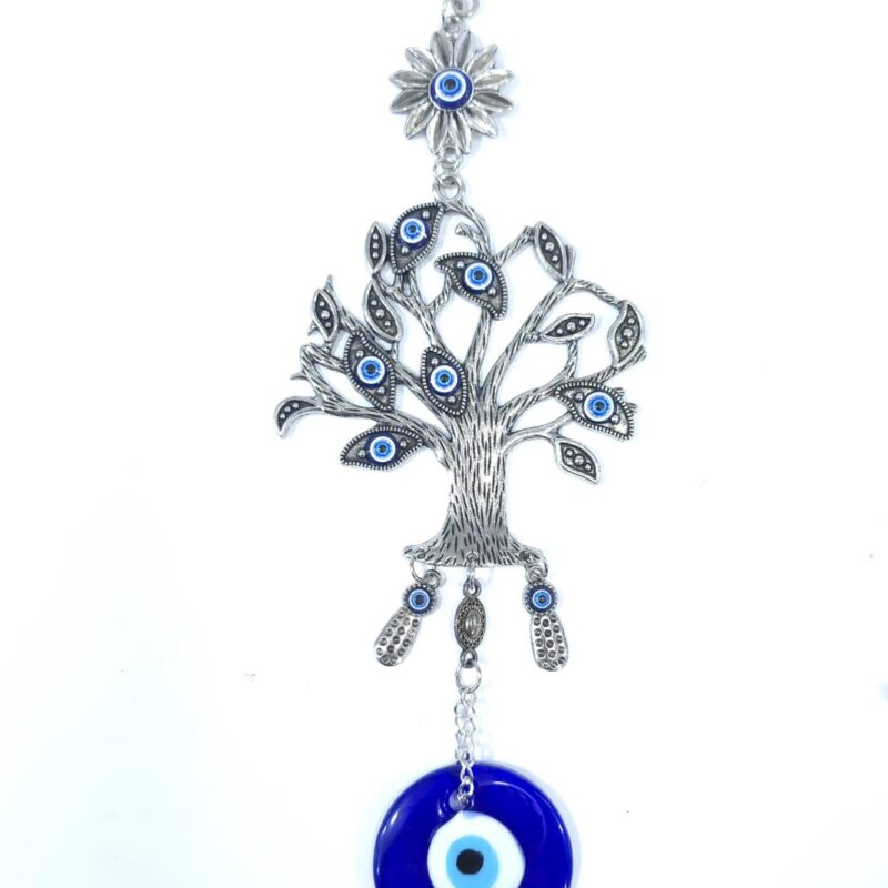 COLGANTE DE ÁRBOL DE LA VIDA CON OJOS TURCOS
