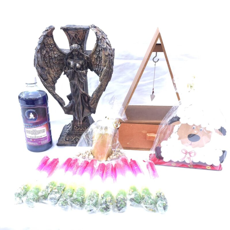 KIT ÁNGEL DE LA LUZ CON TRIÁNGULO ENERGÉTICO