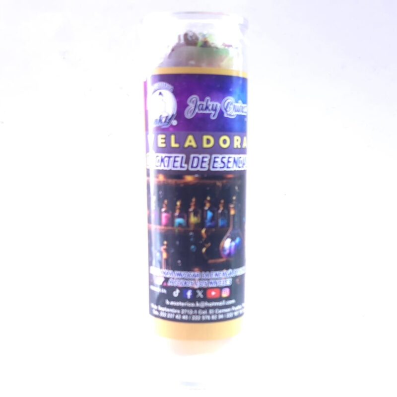 VELADORA DE VASO COCKTEL DE ESENCIAS PREPARADA MARCA PROPIA