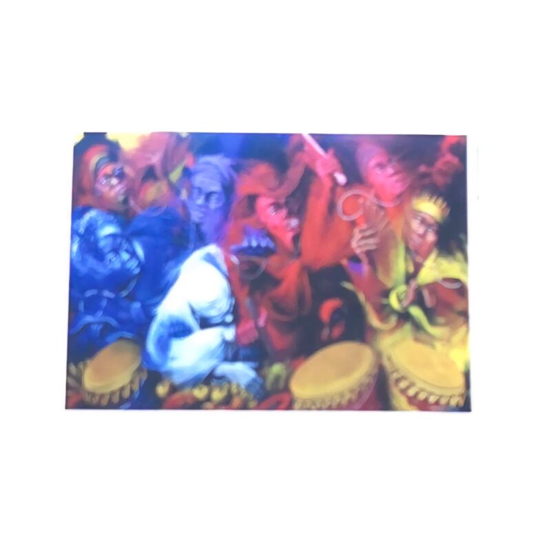 IMAGEN ESTAMPA 9 x 7 CM TOQUE DE TAMBOR