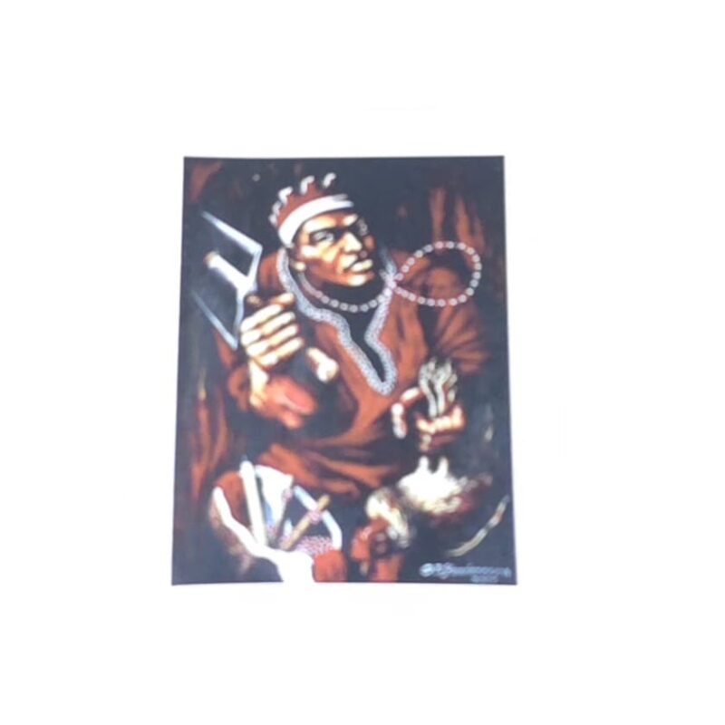 IMAGEN ESTAMPA 9 x 7 CM SHANGO