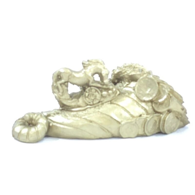 CABALLO 2 CON CUERNO DE LA ABUNDANCIA 5 x 12 cm