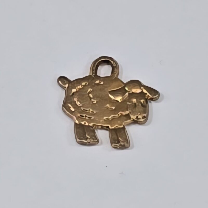 BORREGO ABUNDANCIA DORADO 1 DIJE O PARA CARTERA