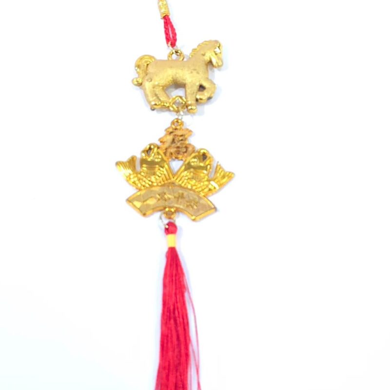 COLGANTE 10 CABALLO FENG SHUI