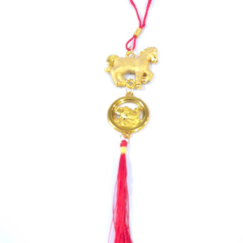 COLGANTE 6 CABALLO FENG SHUI