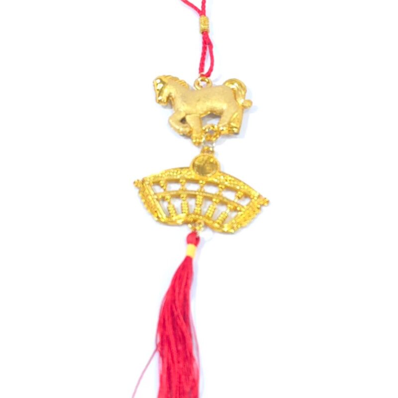 COLGANTE 4 CABALLO FENG SHUI