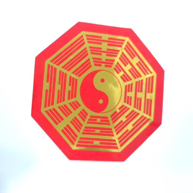 CALCOMANÍA BAGUA ROJO